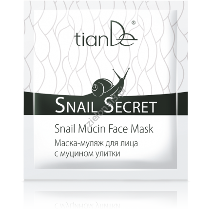 Maseczka-mularz do twarzy z mucyną ślimaka „Snail secret”, TianDe 20 ml, kod: 14603